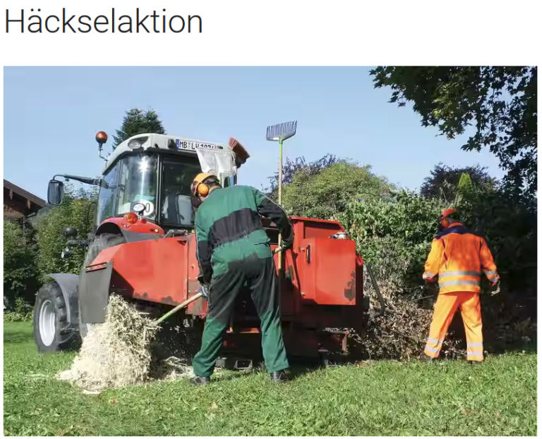 Häckselaktion
